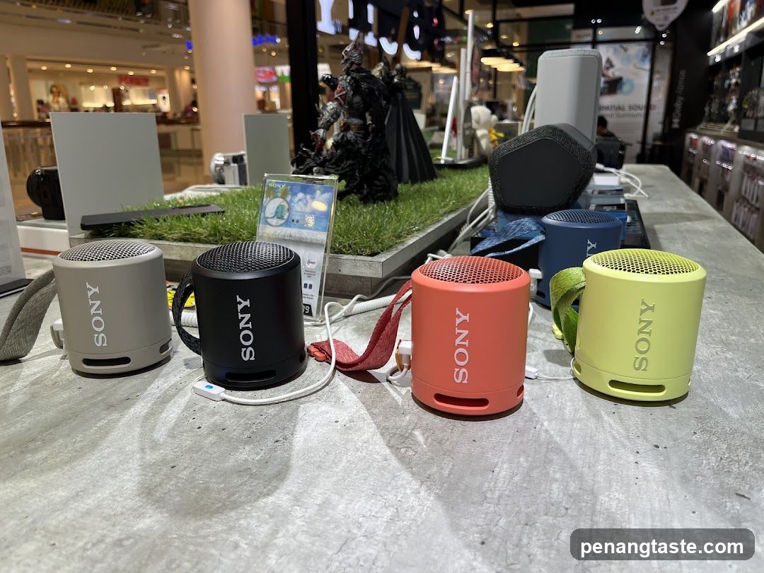 Sony Bluetooth Speakers Display