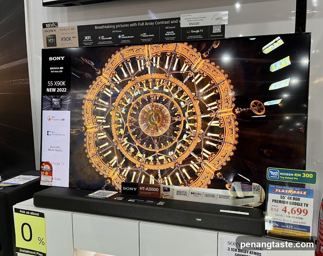 Sony TV Display in Store