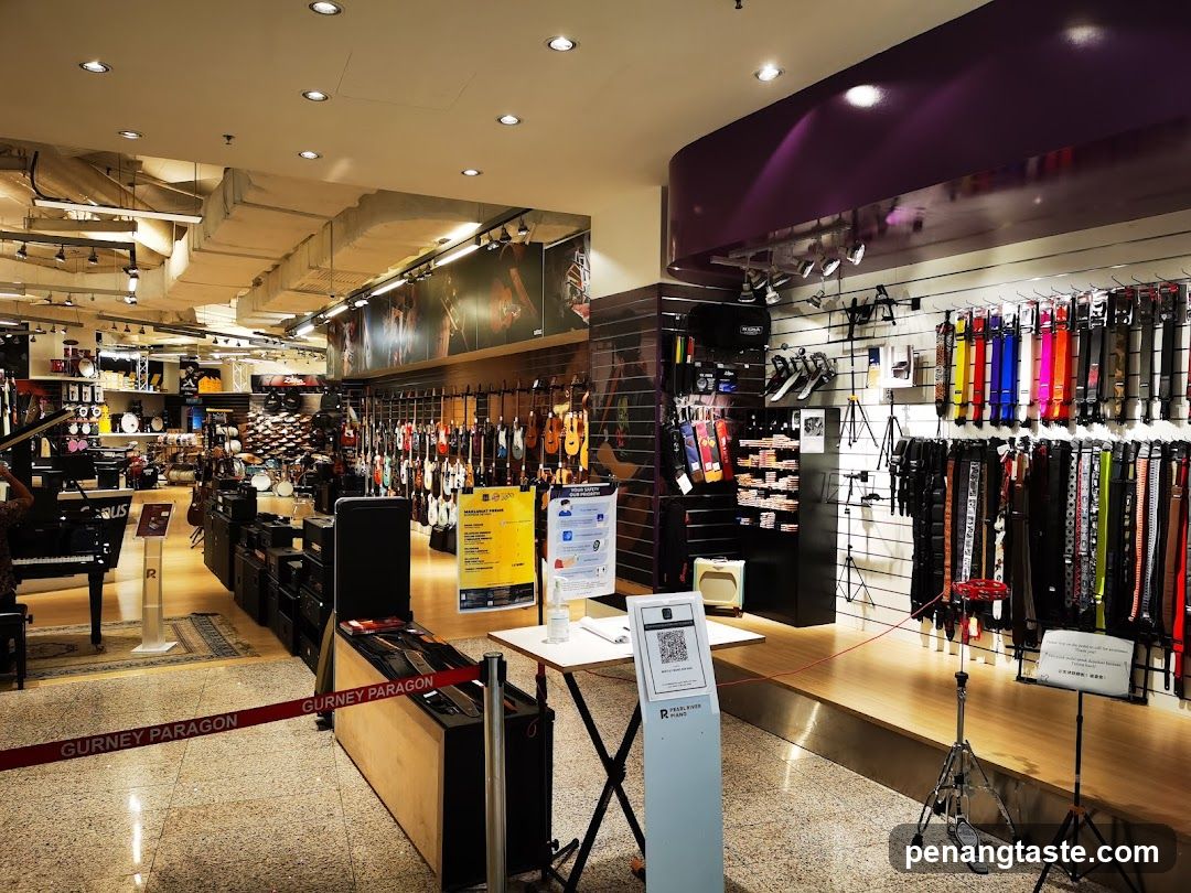 Musical Instrument Store Interior