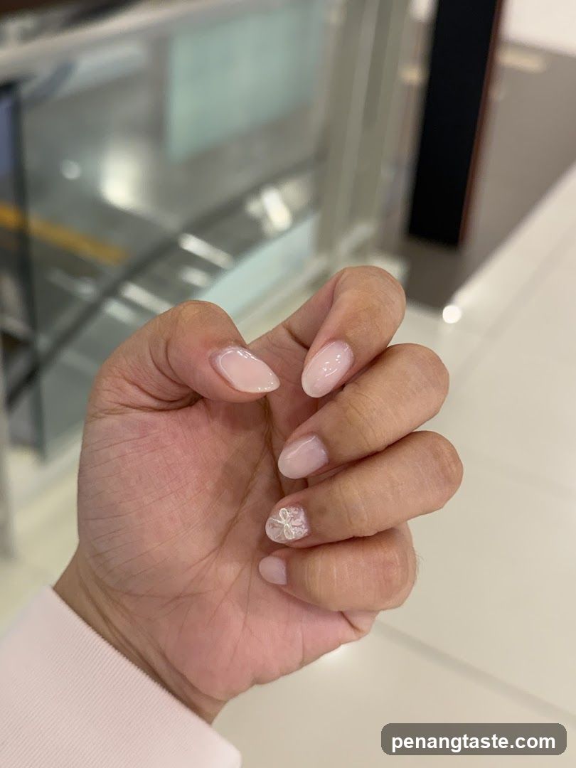 Hand with Nail Art