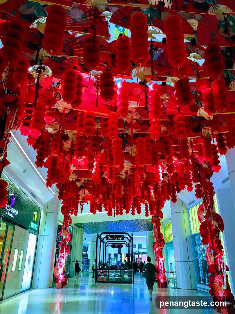 Mall Interior Decorated for Lunar New Year