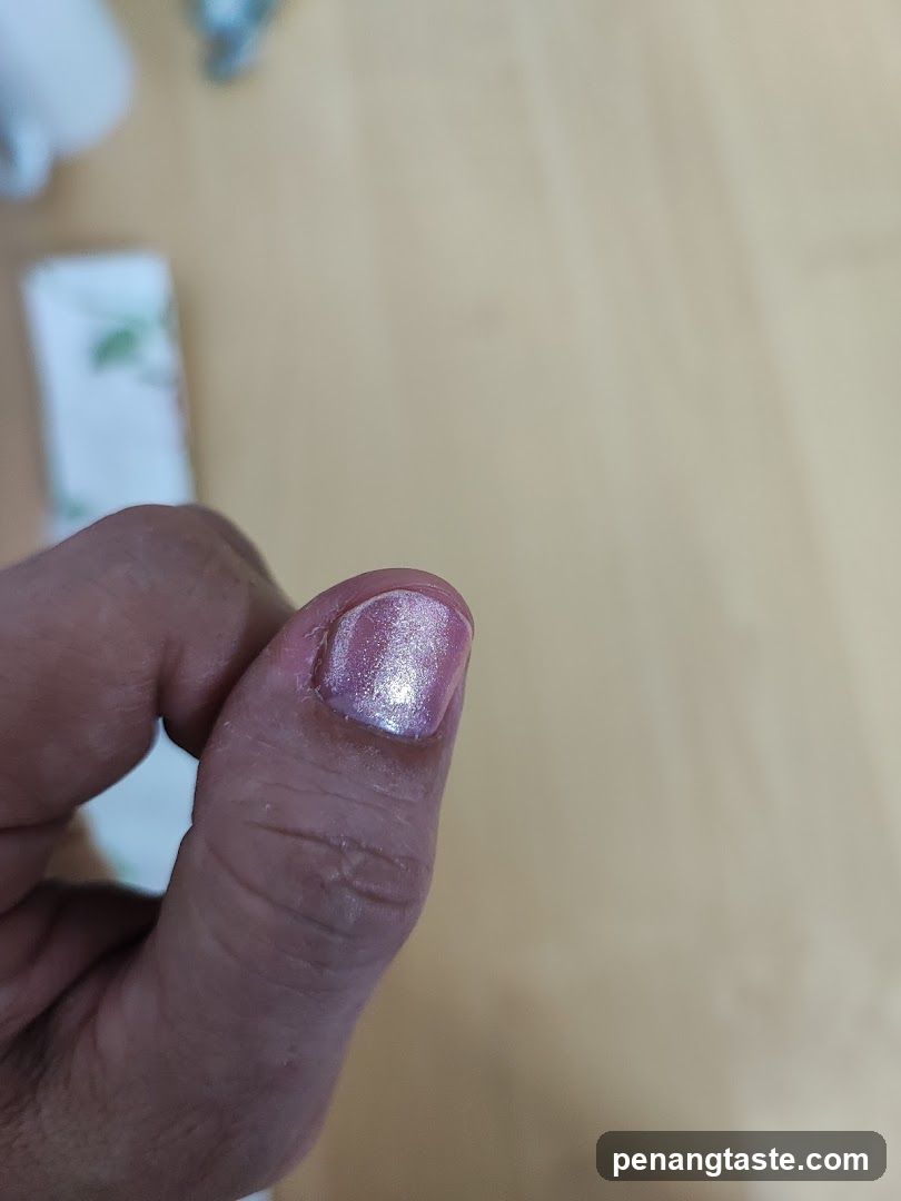 Nail polish close-up