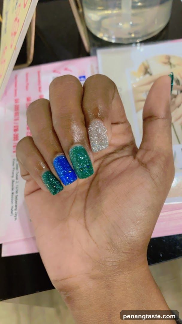 Hand with Nail Art