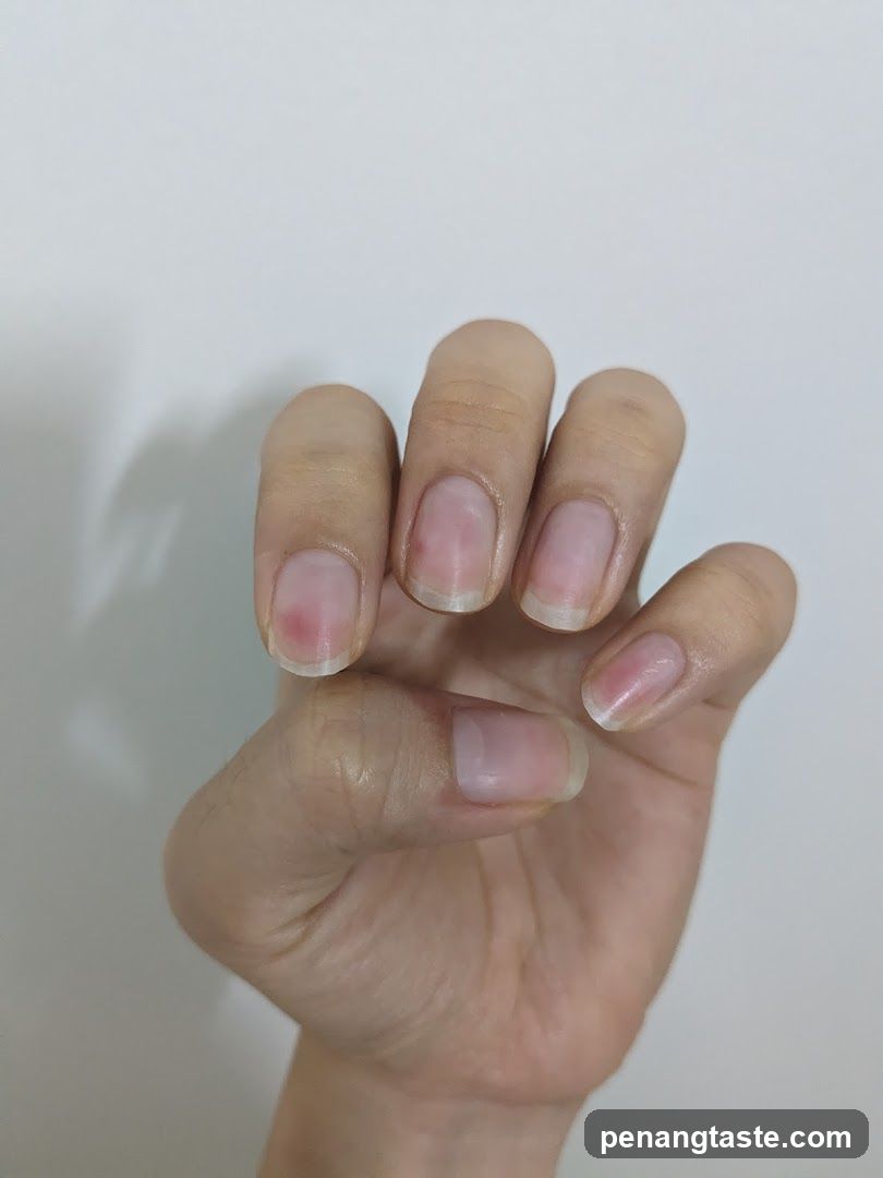 Hand with nails