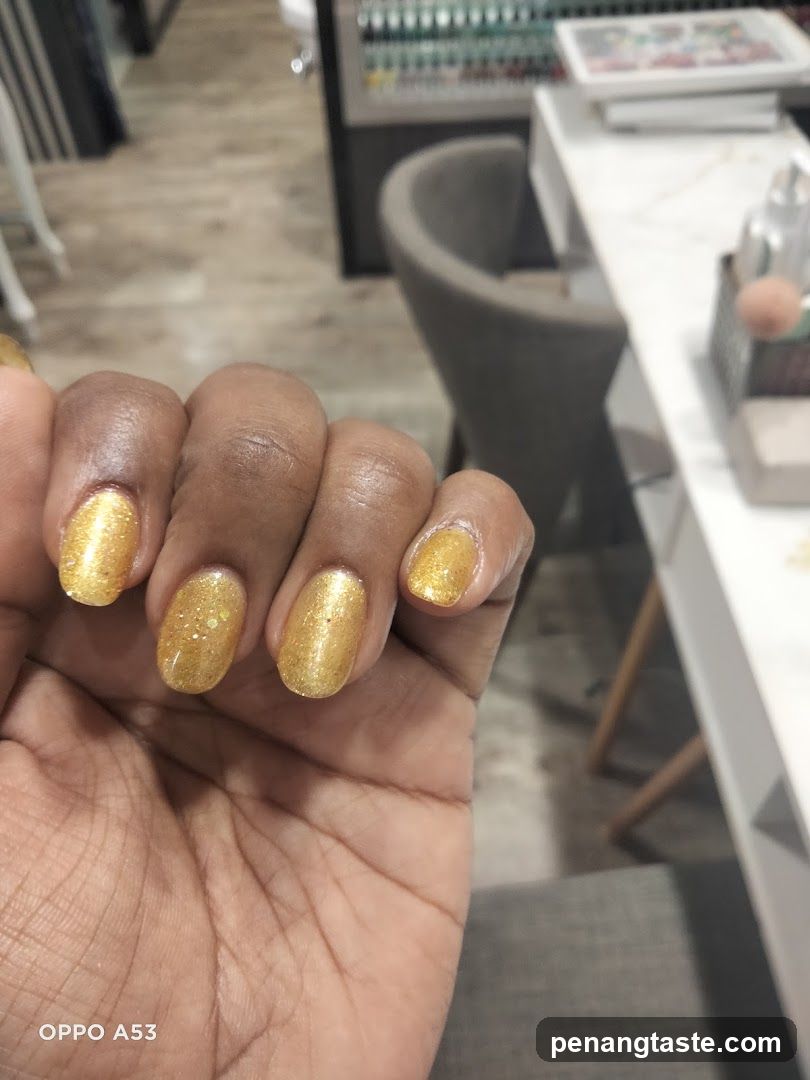 Nail Art Display in Salon