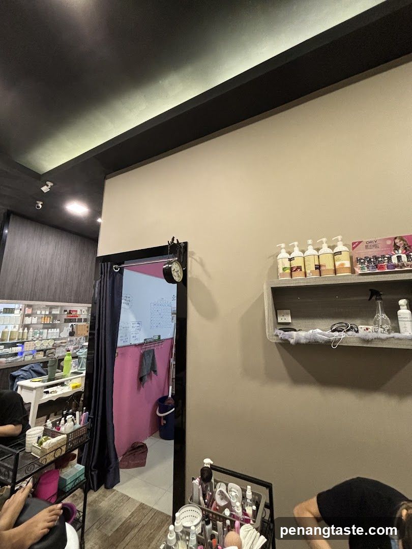 Interior of a beauty or salon shop