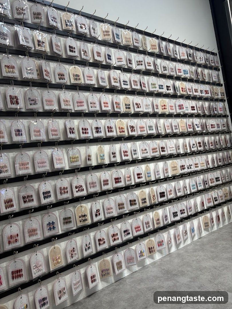 Nail Art Display Wall
