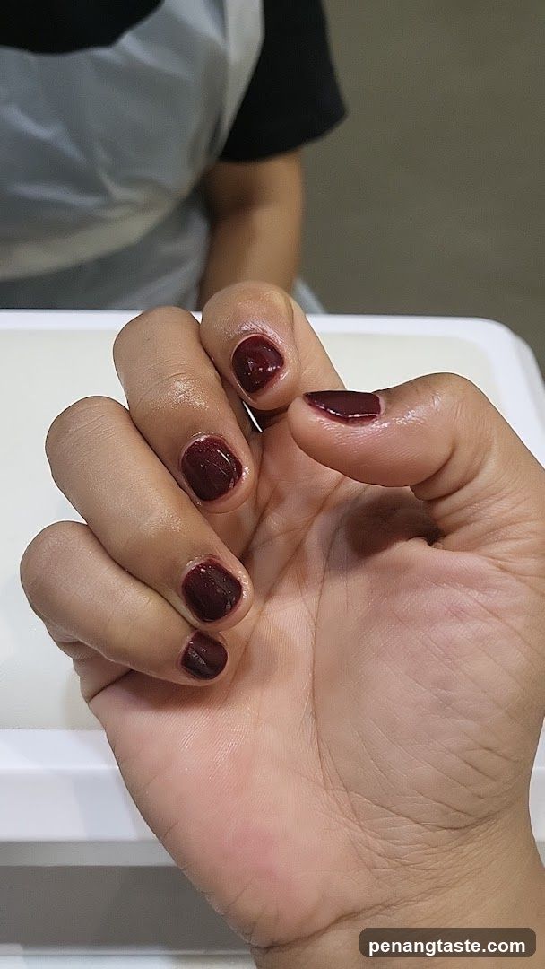 Hand with Nail Polish