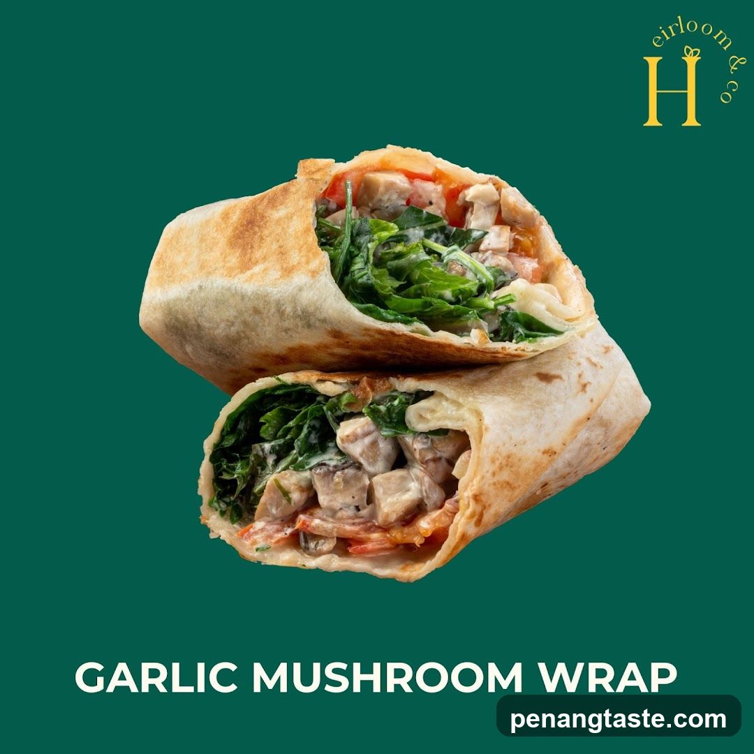 Garlic Mushroom Wrap
