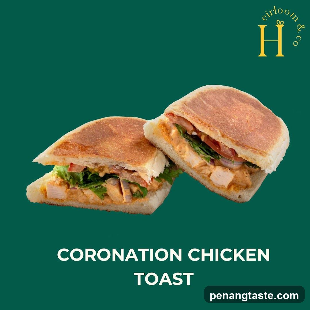 Coronation Chicken Toast