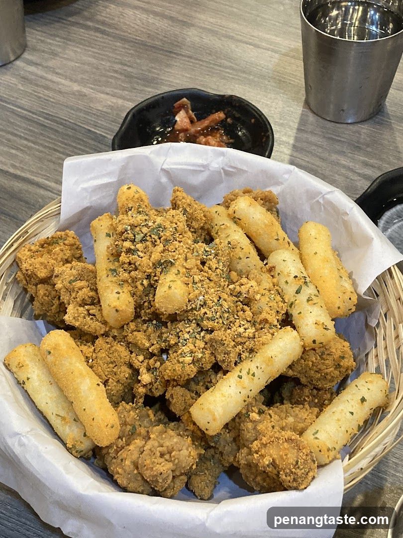 Fried Chicken and Tteokbokki