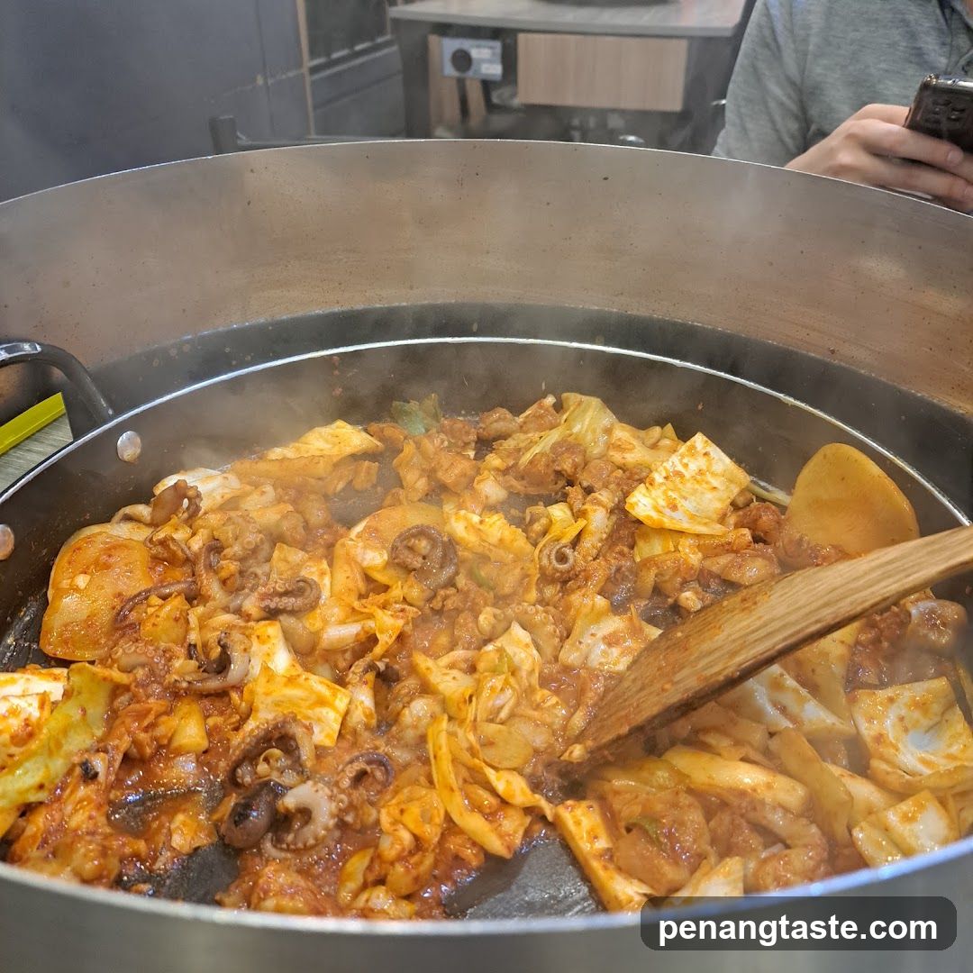 Stir-fried Octopus and Cabbage