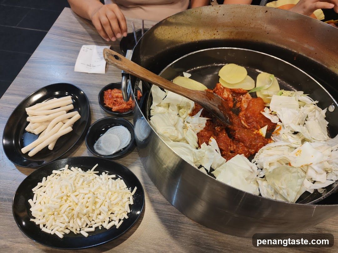 Dak Galbi Preparation