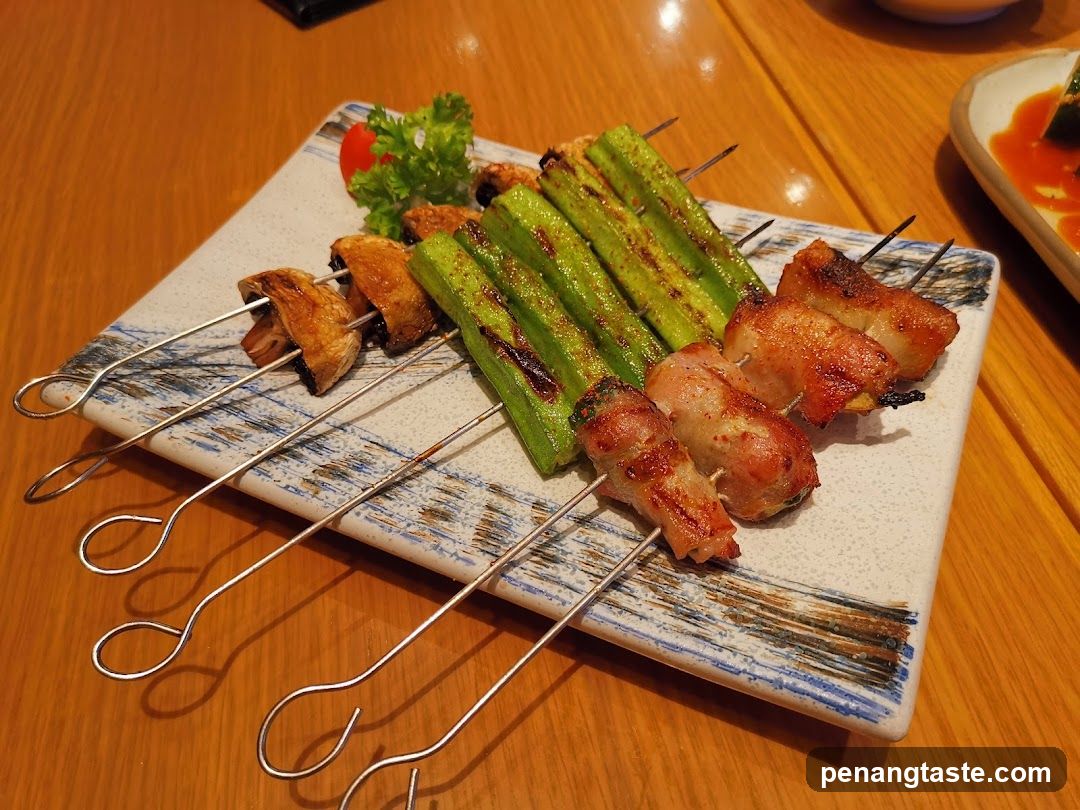 Skewers of Food