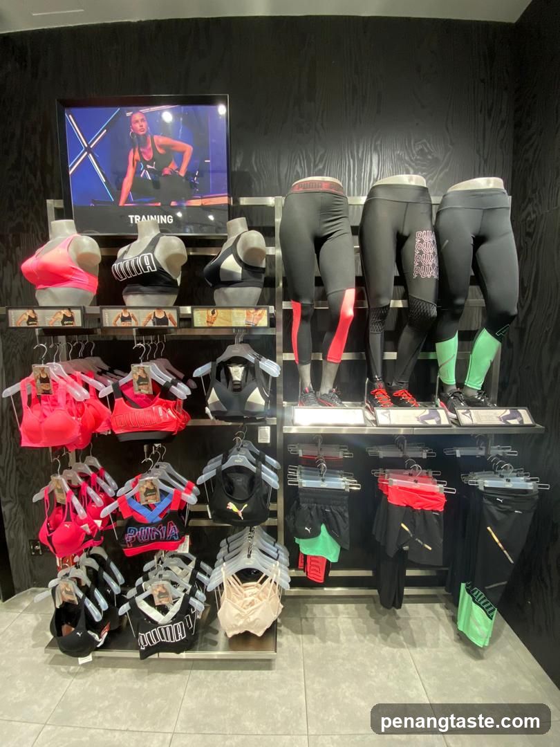 Puma Fitness Apparel Display