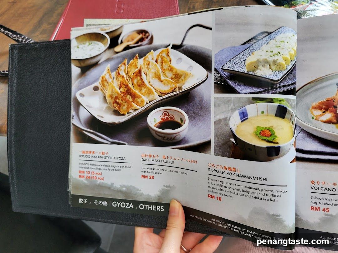 Gyoza and Others Menu