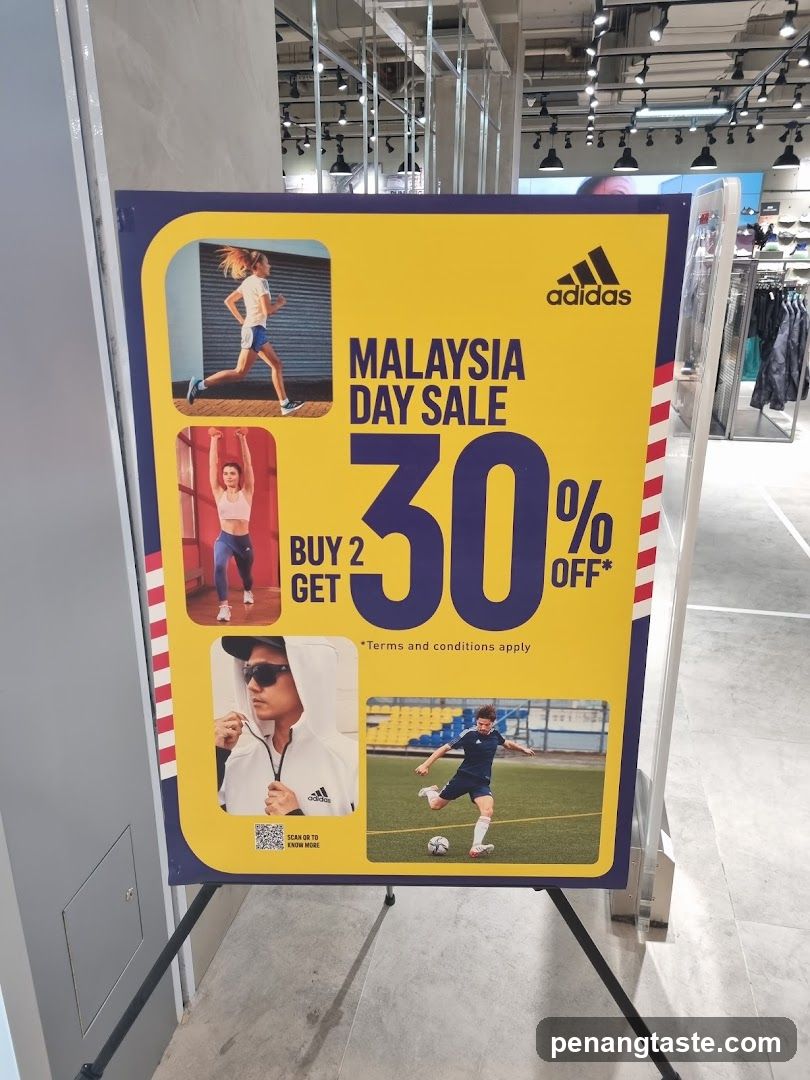 Adidas Malaysia Day Sale Poster