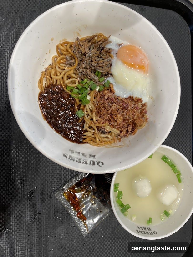 Noodle Bowl with Side Soup