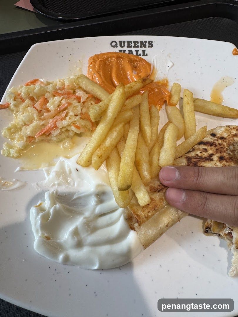 Food Plate at Queens Hall