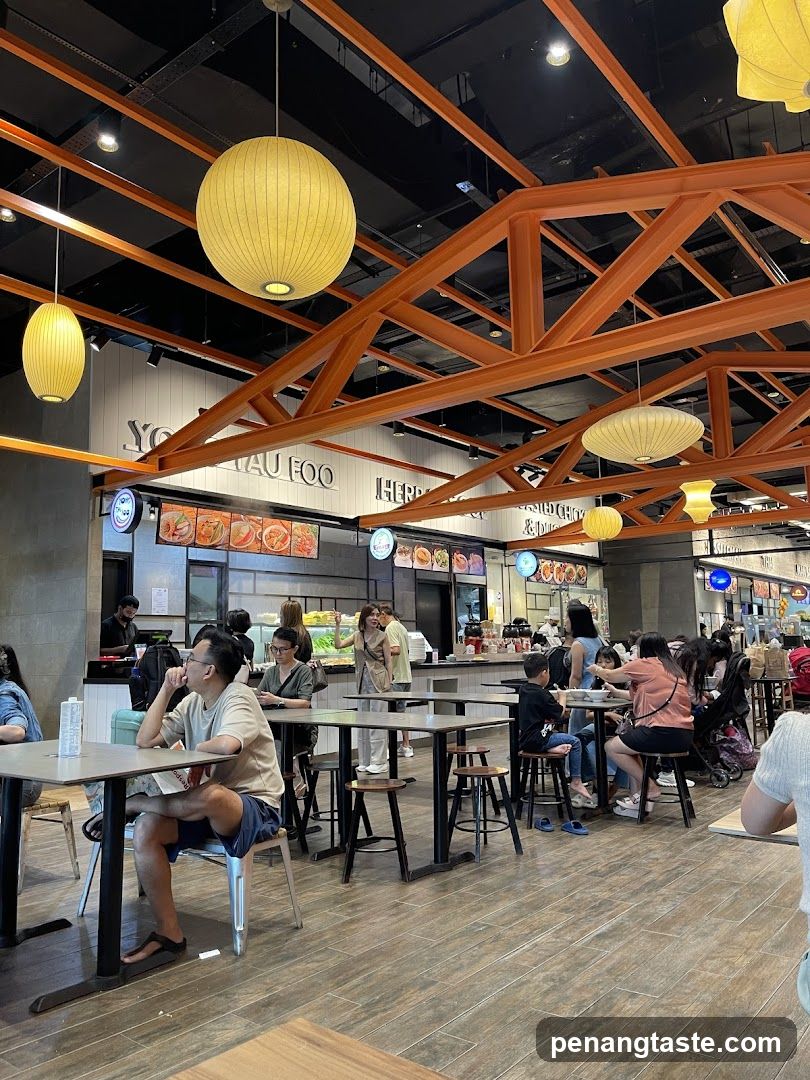 Food court interior