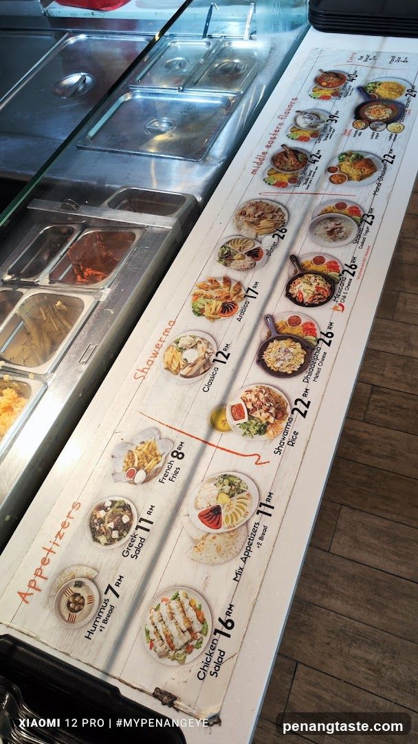Food Menu Display