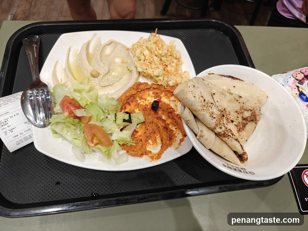 Food served on tray