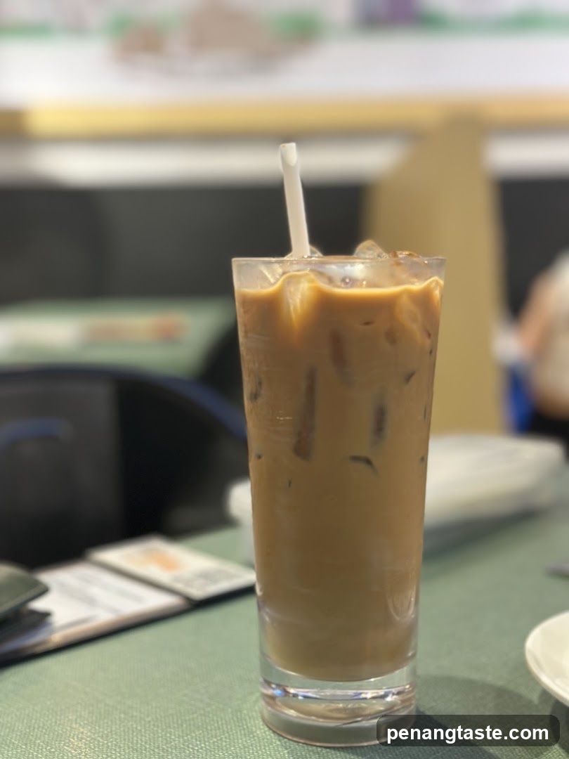 Iced coffee drink