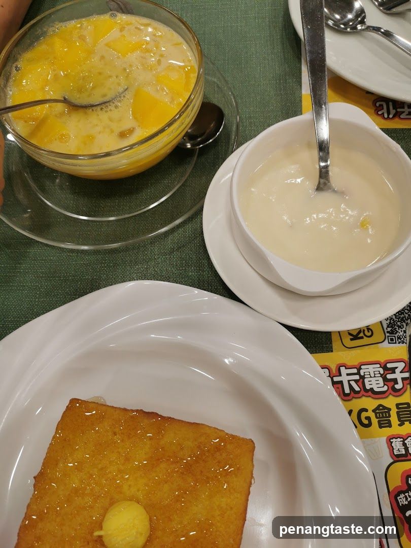 Table Setting with Desserts and Food