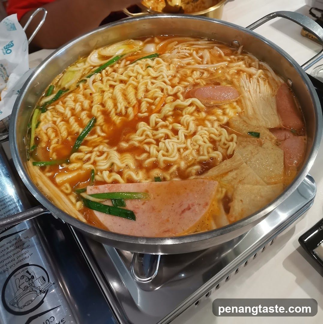 Hot Pot Noodle Dish