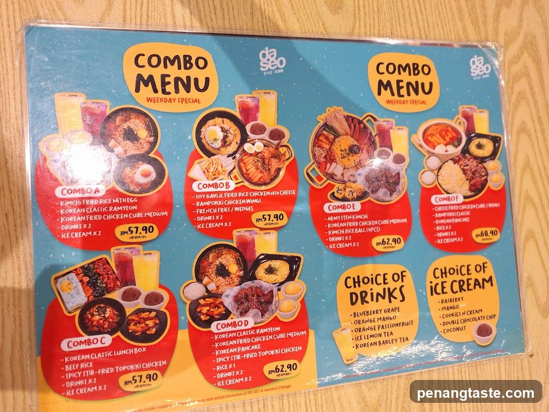 Combo Menu - da seo