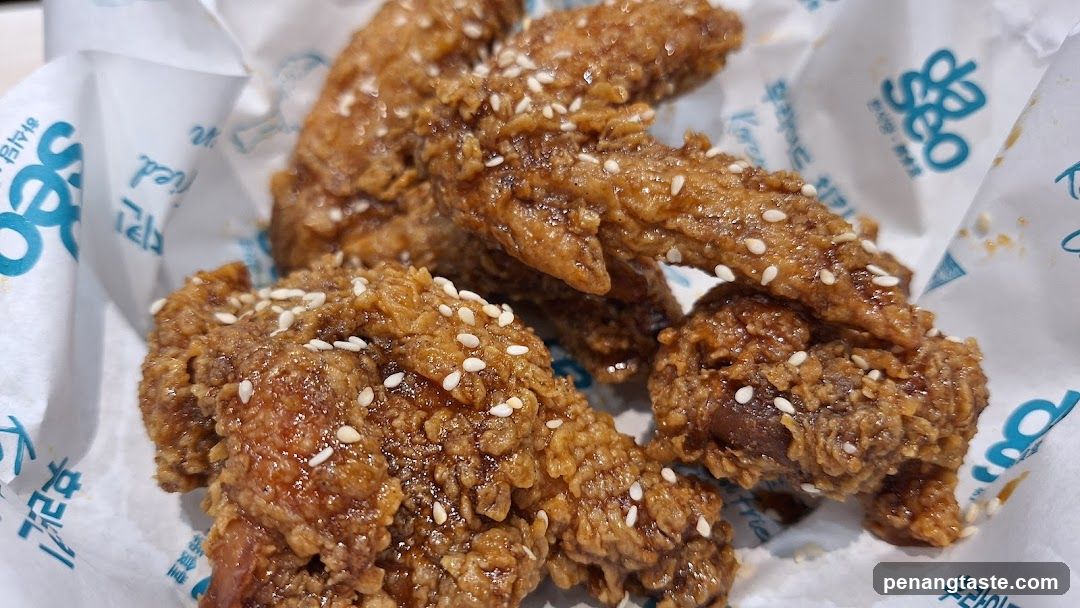 Fried Chicken with Sesame Glaze
