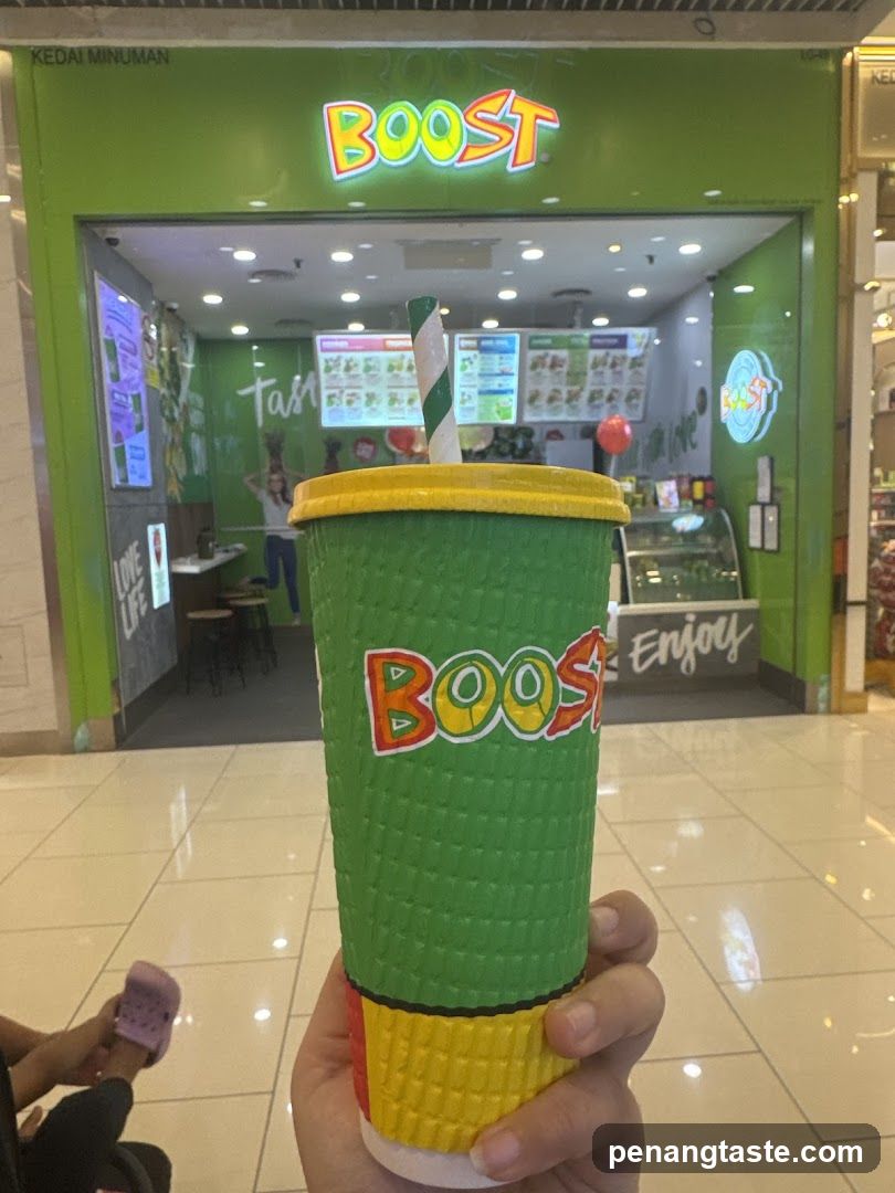 Boost Beverage Shop Interior View