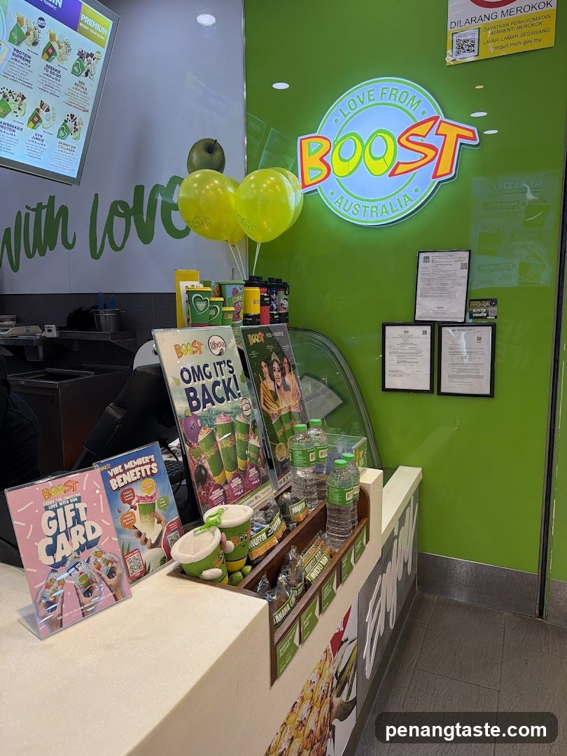 Boost Australia Store Interior