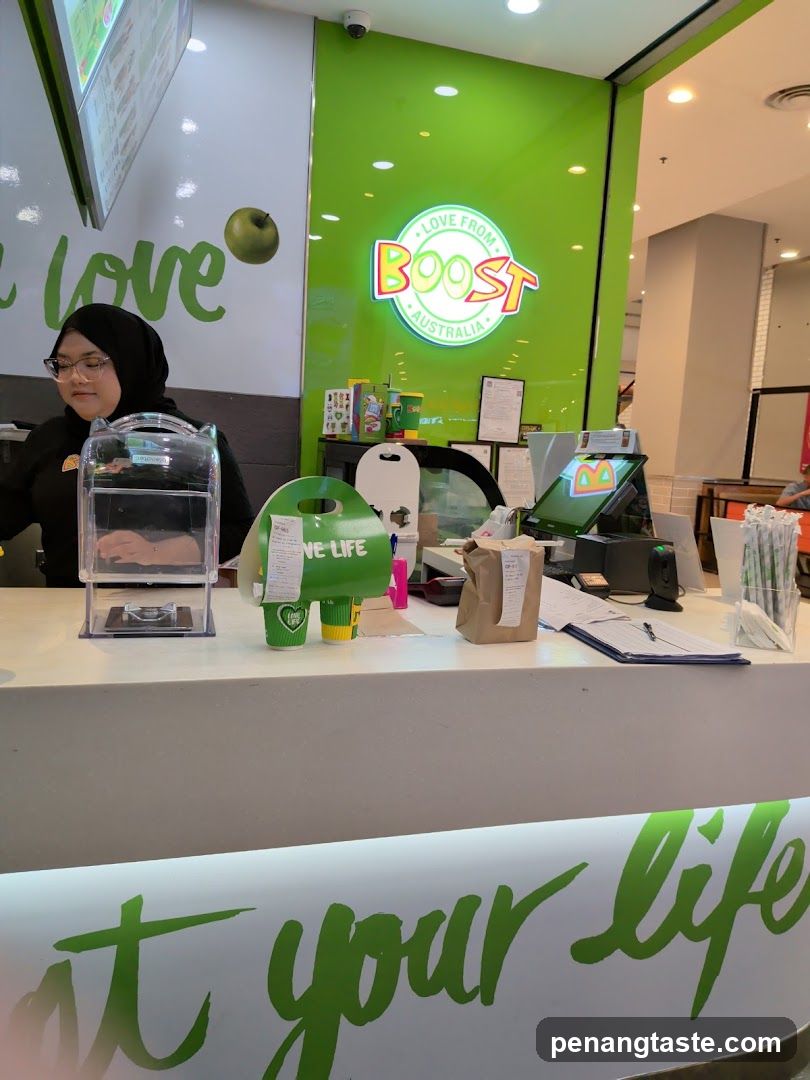 Boost Australia Store Interior