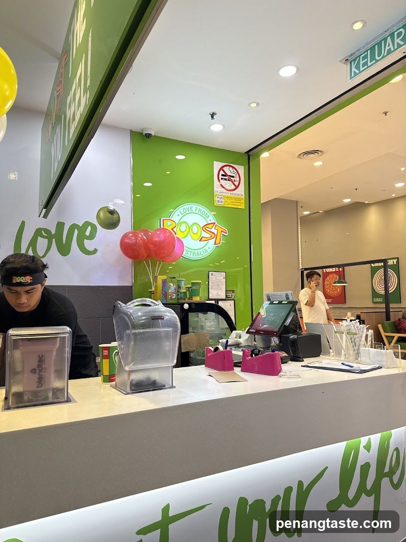 Boost Juice Shop Interior