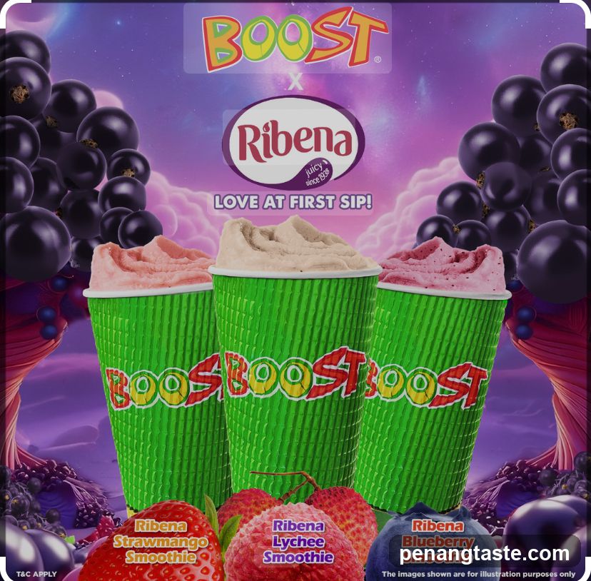 Boost x Ribena promotional advertisement