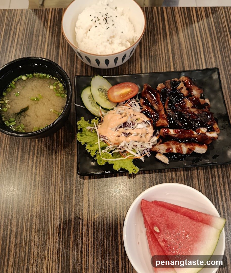 Meal served at restaurant