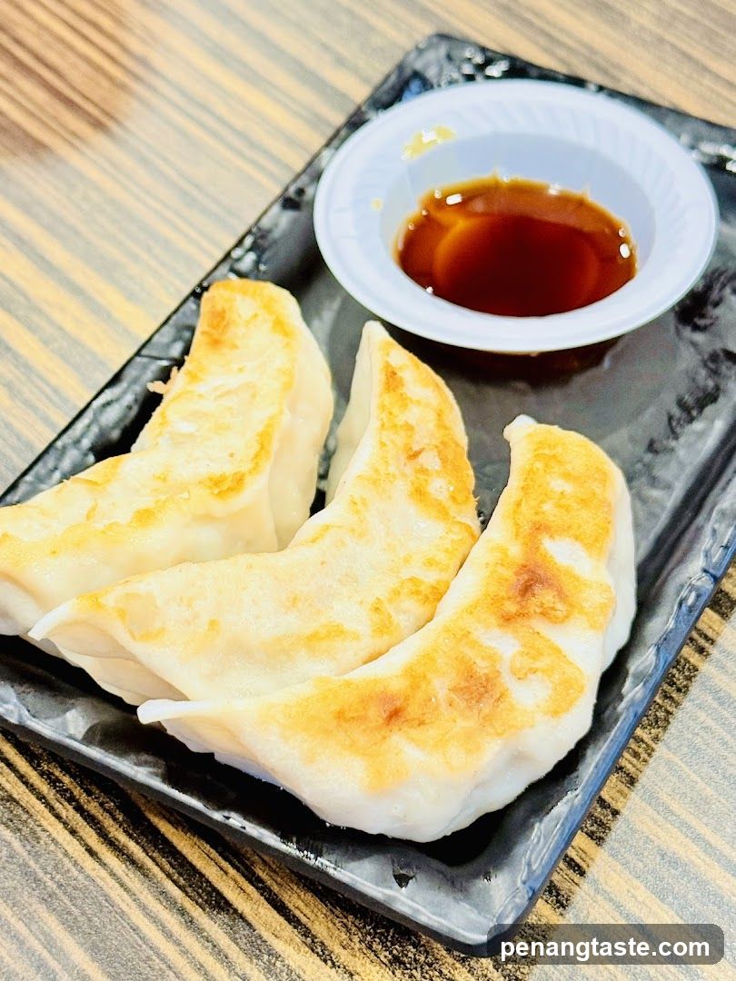 Pancakes with dipping sauce