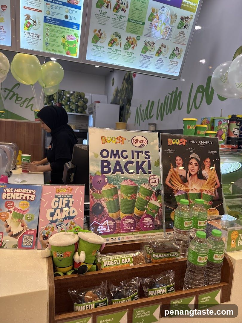 Boost Juice Shop Interior