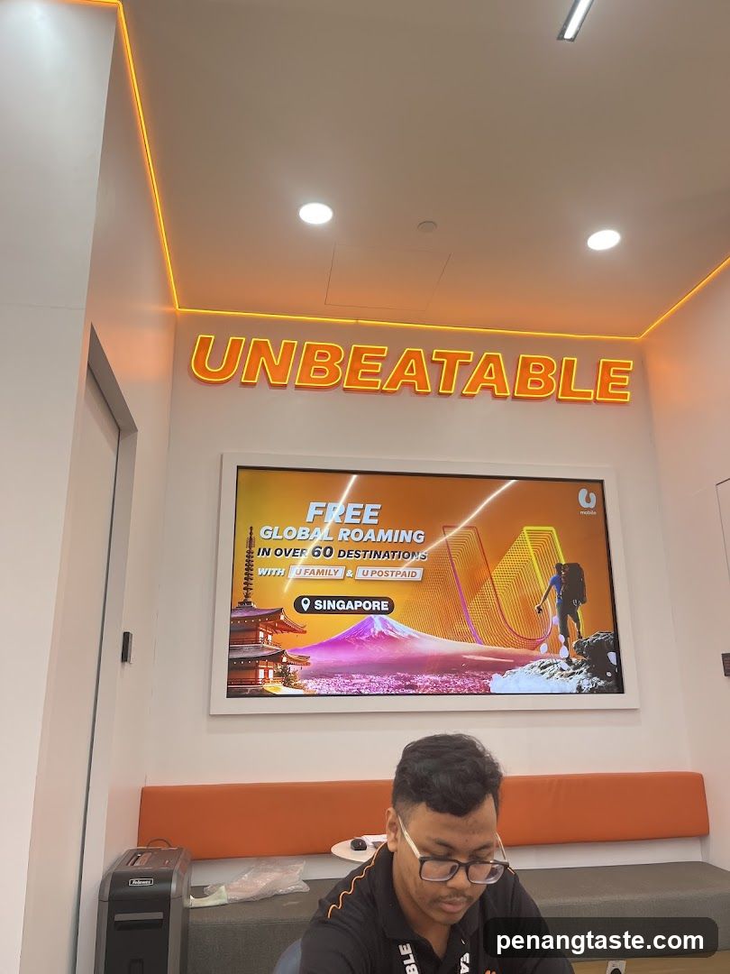 Interior of a retail space