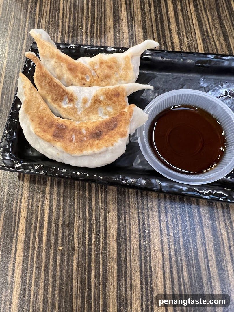 Pancakes with dipping sauce