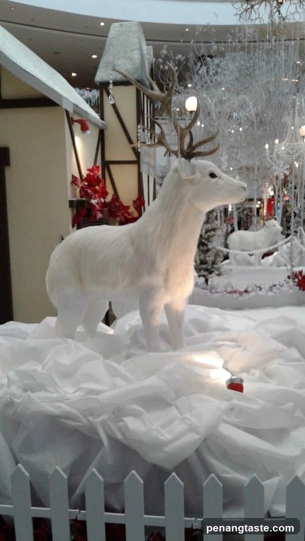 Christmas-themed indoor display