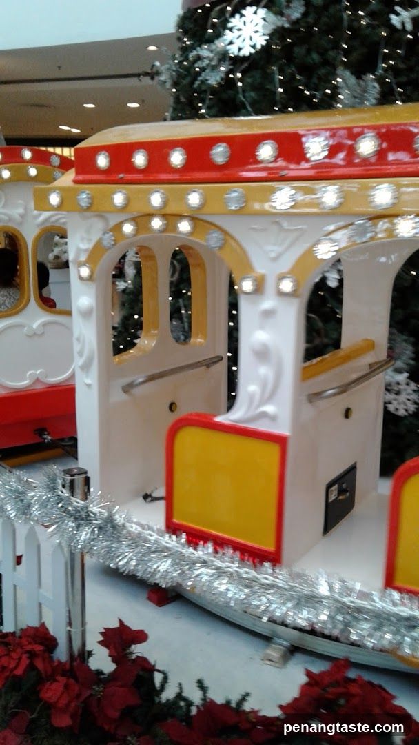 Christmas-themed indoor display