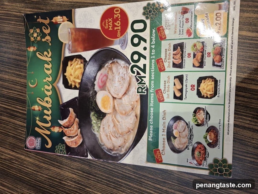 Mubarak Set Menu Flyer