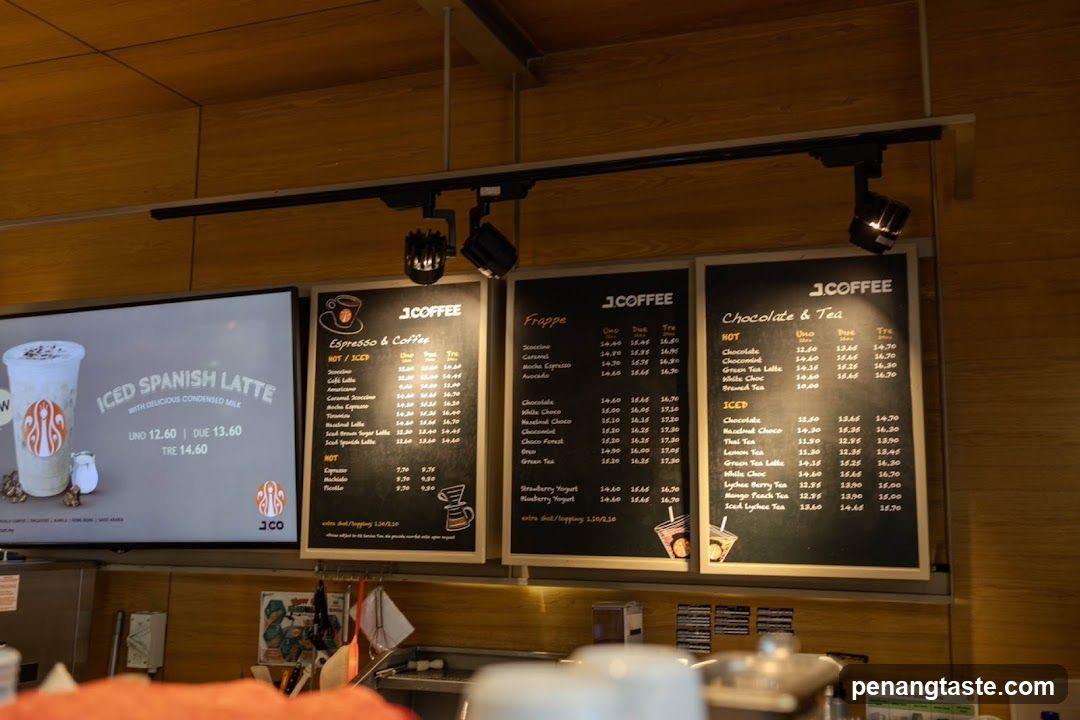 JCOFFEE Menu Board
