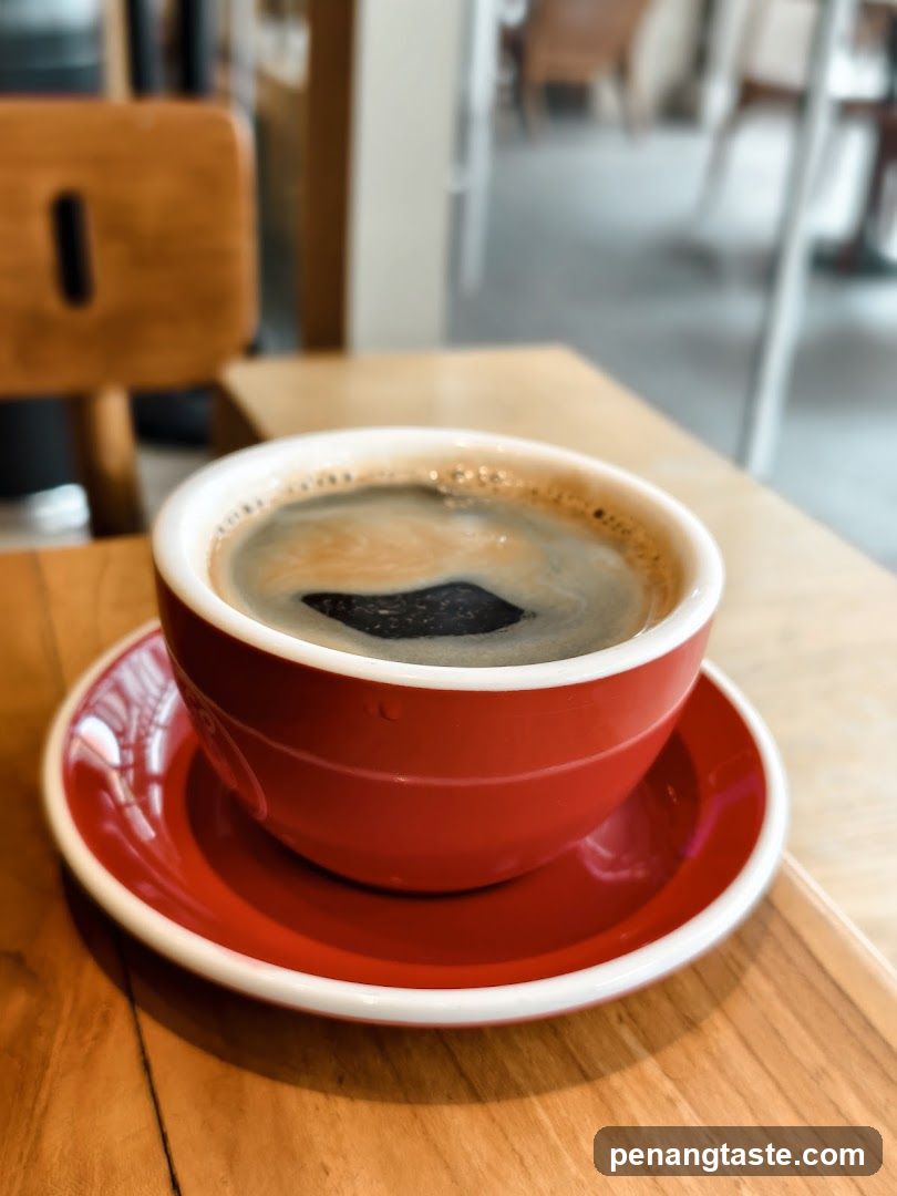 Coffee in a café