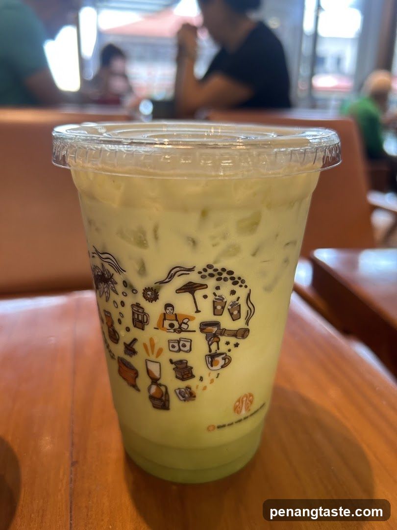 Iced beverage in plastic cup