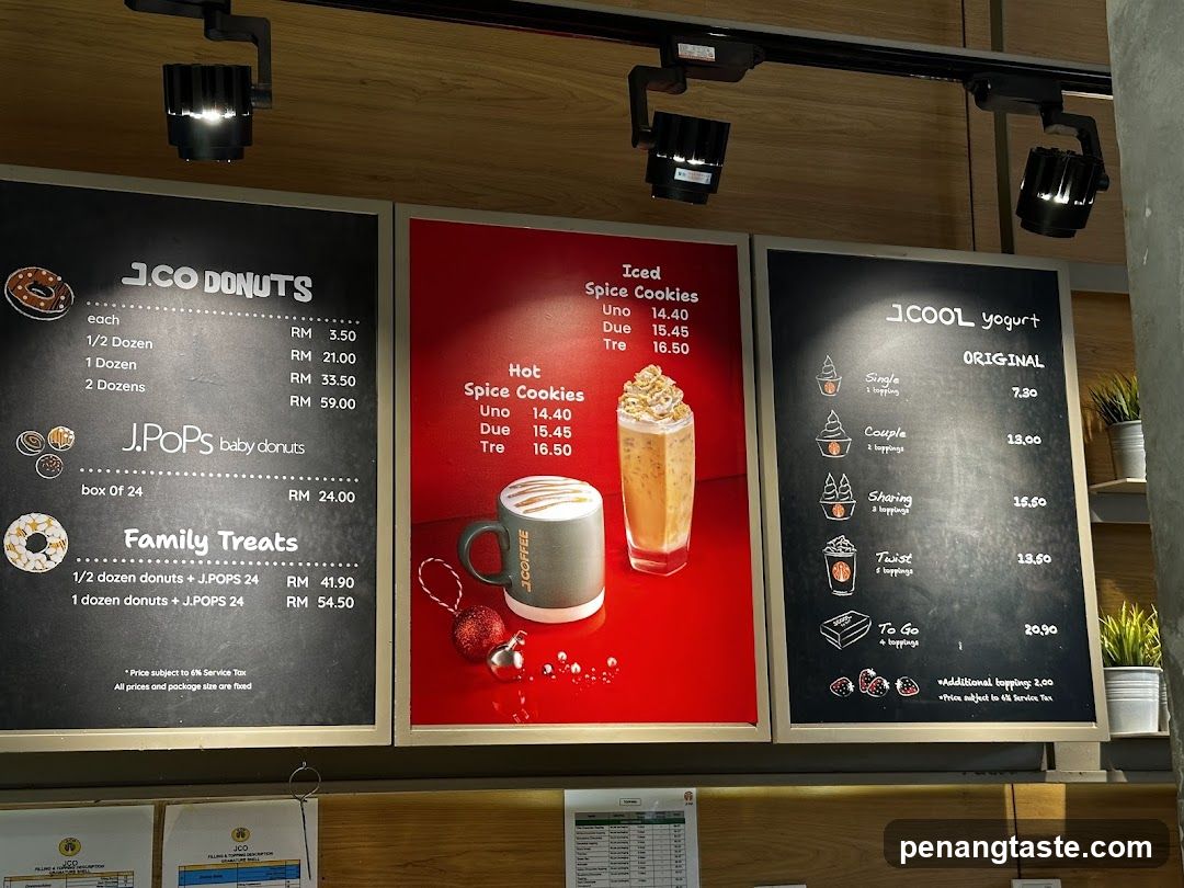 JCOFFEE Menu Boards