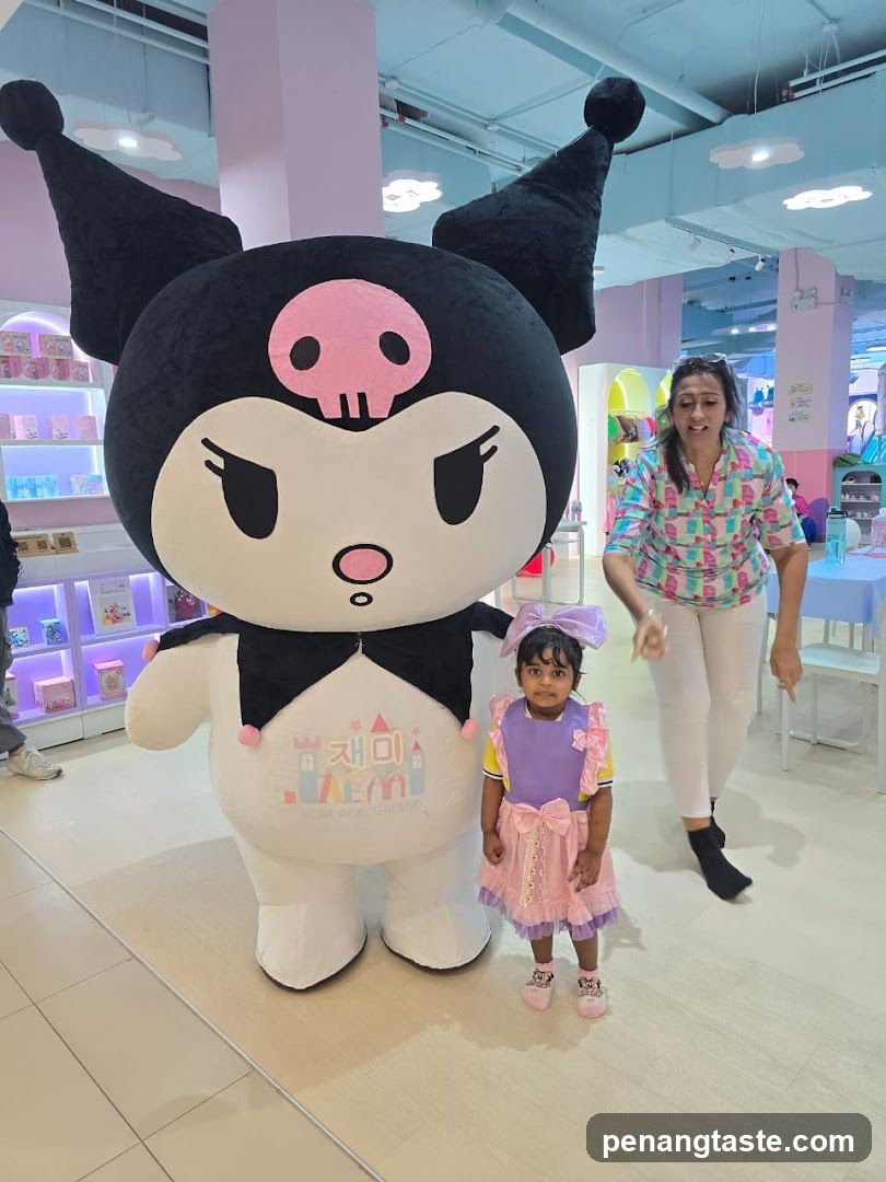 Inside a themed store