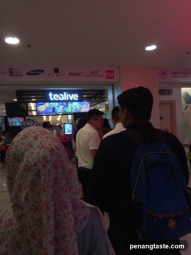 Interior of shopping mall